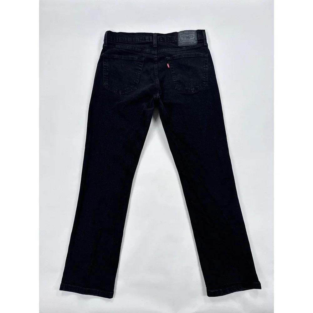 Levis Mens 511 Slim Fit Jeans 36x30 Black Stretch Denim Minimalist Streetwear